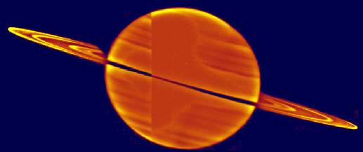 Sunlight Through Saturns Rings